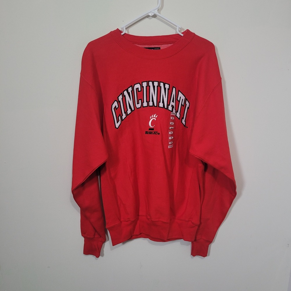 Steve & Barry's Size S Cincinnati Bearcats Red Crewneck New Old Stock Vintage